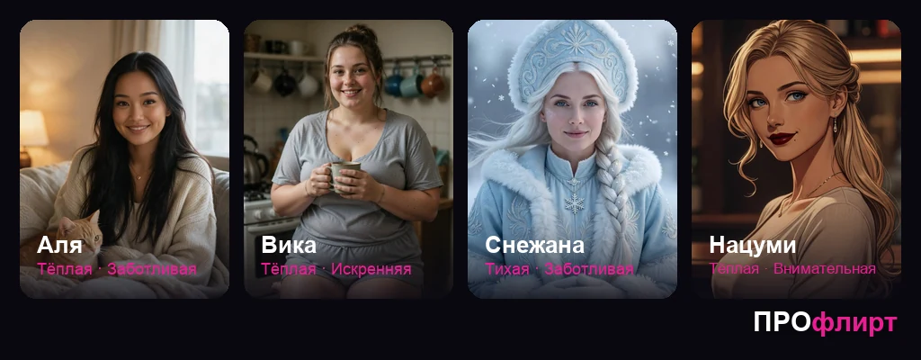 Тёплые: Аля, Вика, Снежана, Нацуми