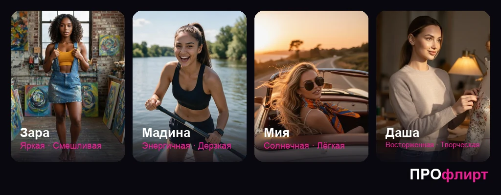 Яркие: Зара, Мадина, Мия, Даша