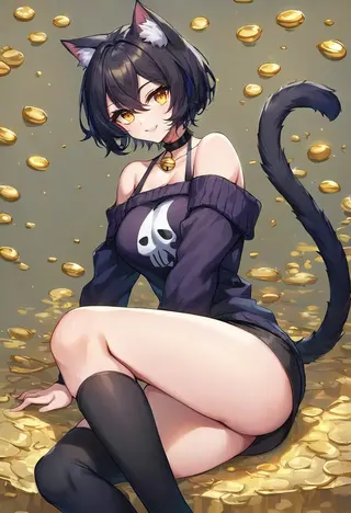 Кошка и море
