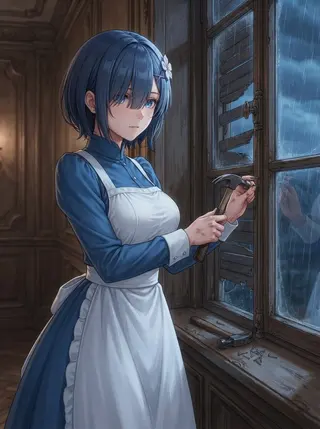 Во время грозы